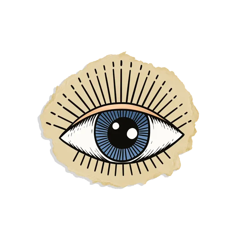 Retro Eye Sticker