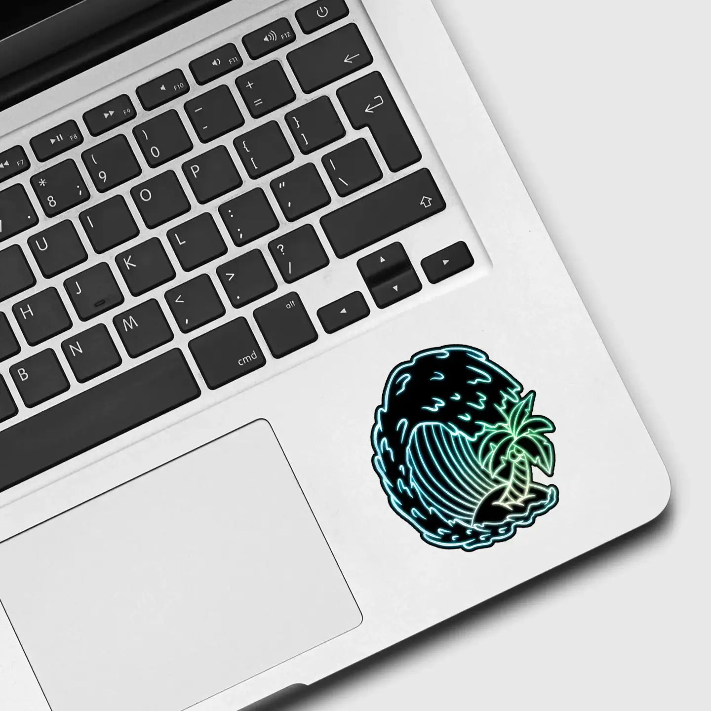 Neon Waterfall Sticker