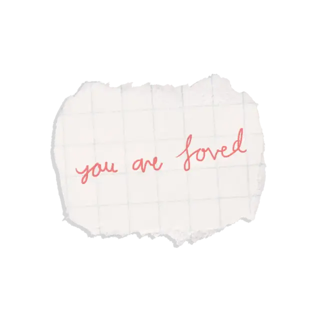 You are loved Sticker