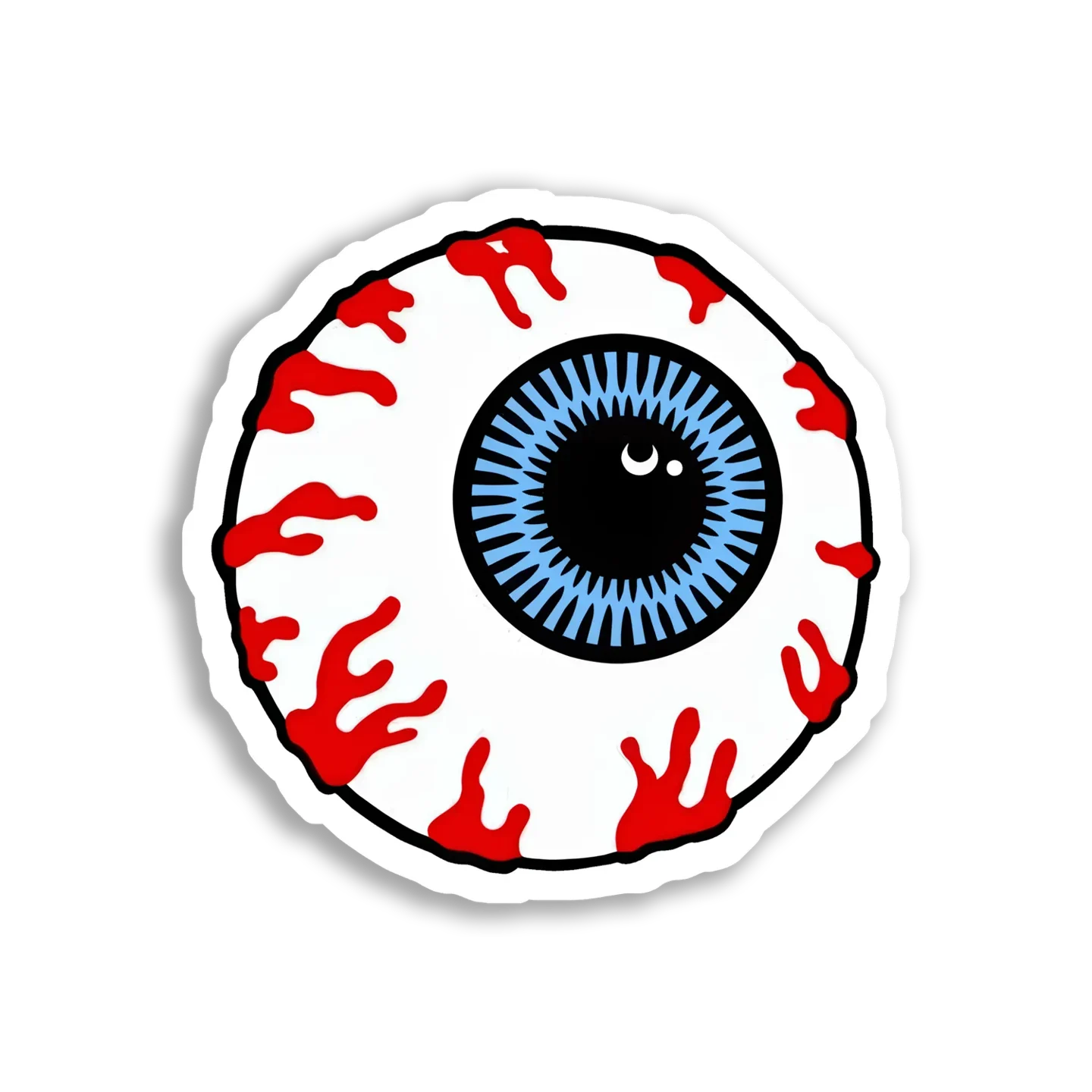 Bloody Eyeball Sticker Image Sticker