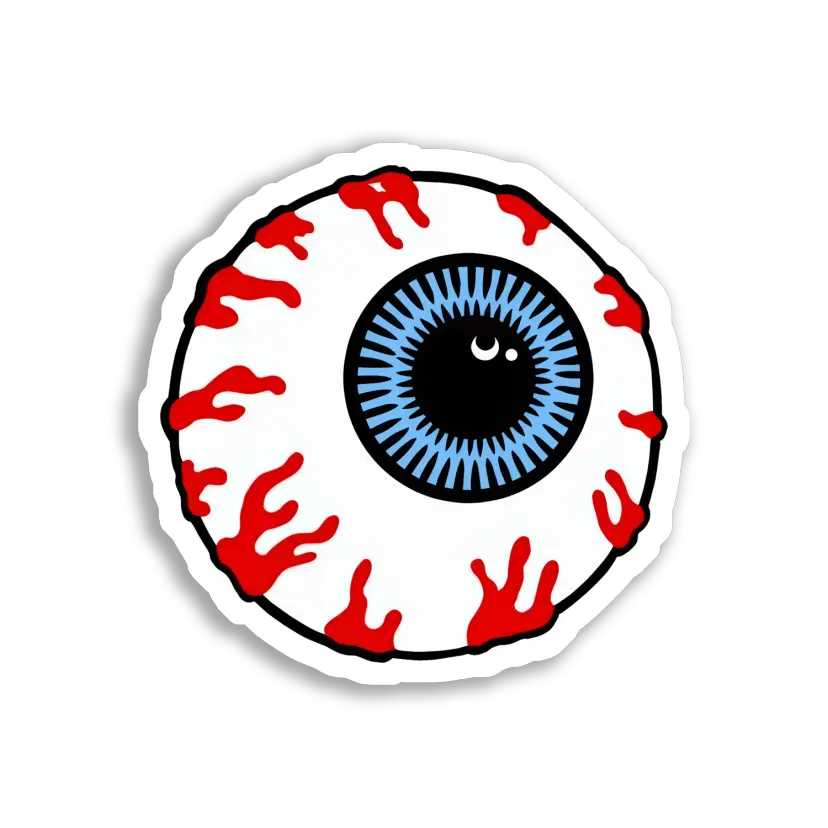 Bloody Eyeball Sticker Image Sticker