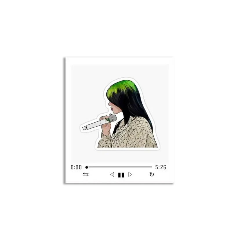 Billie Eilish Spotify Sticker