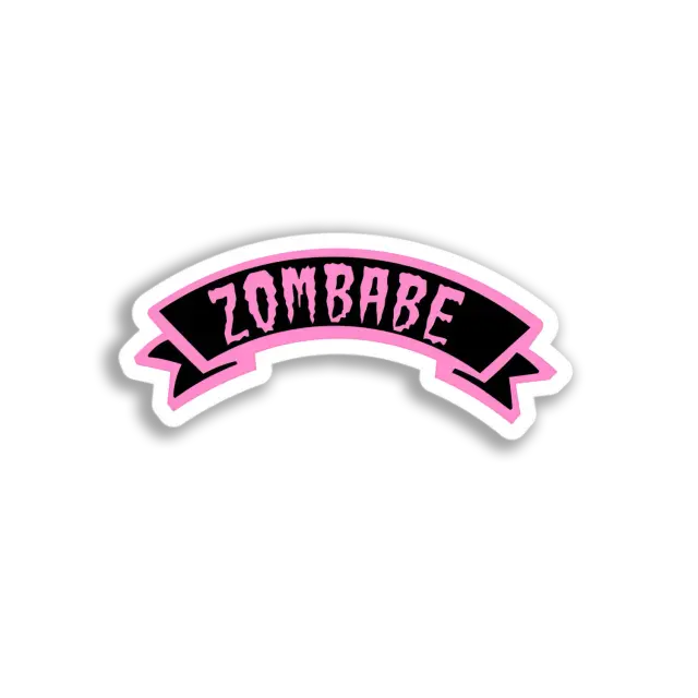Zombabe Banner Sticker