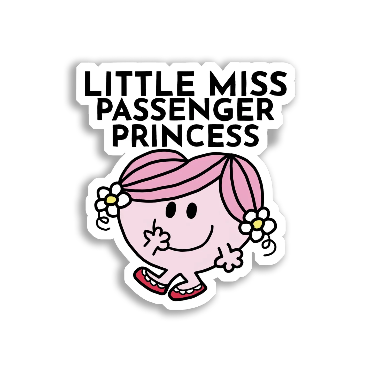 Little Miss Passenger Princess Sticker