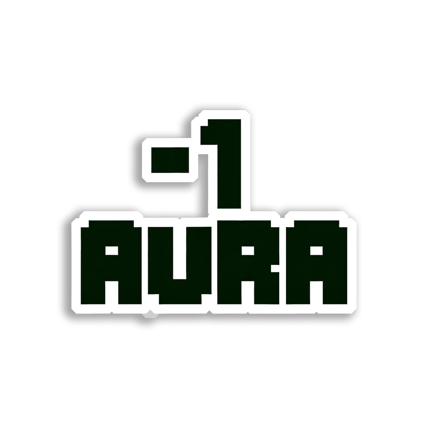 ¯_(ツ)_¯ Aura Sticker