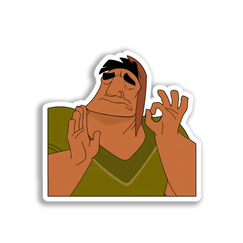 Kronk Ok Meme Sticker
