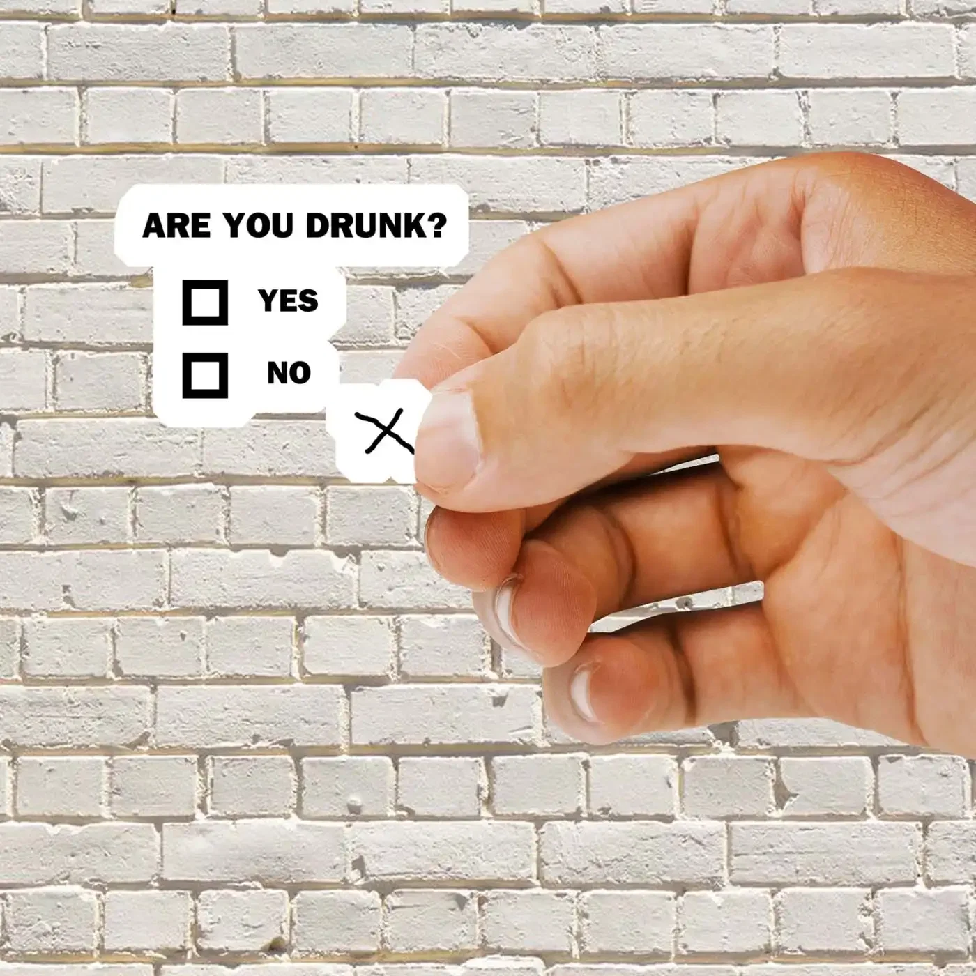 Are you drunk Sticker