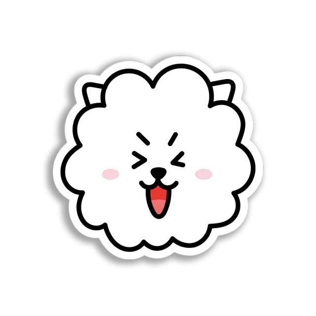 BT21 Van Character Sticker