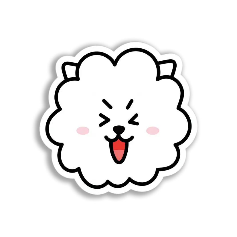 BT21 Van Character Sticker