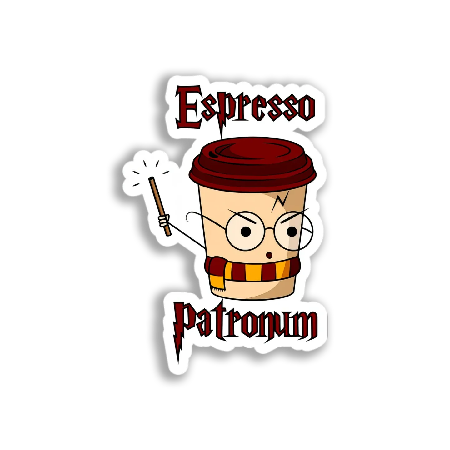 Espresso Patronum Cup Sticker