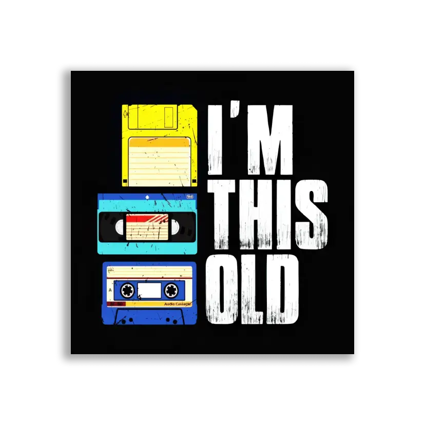 I'm This Old Sticker
