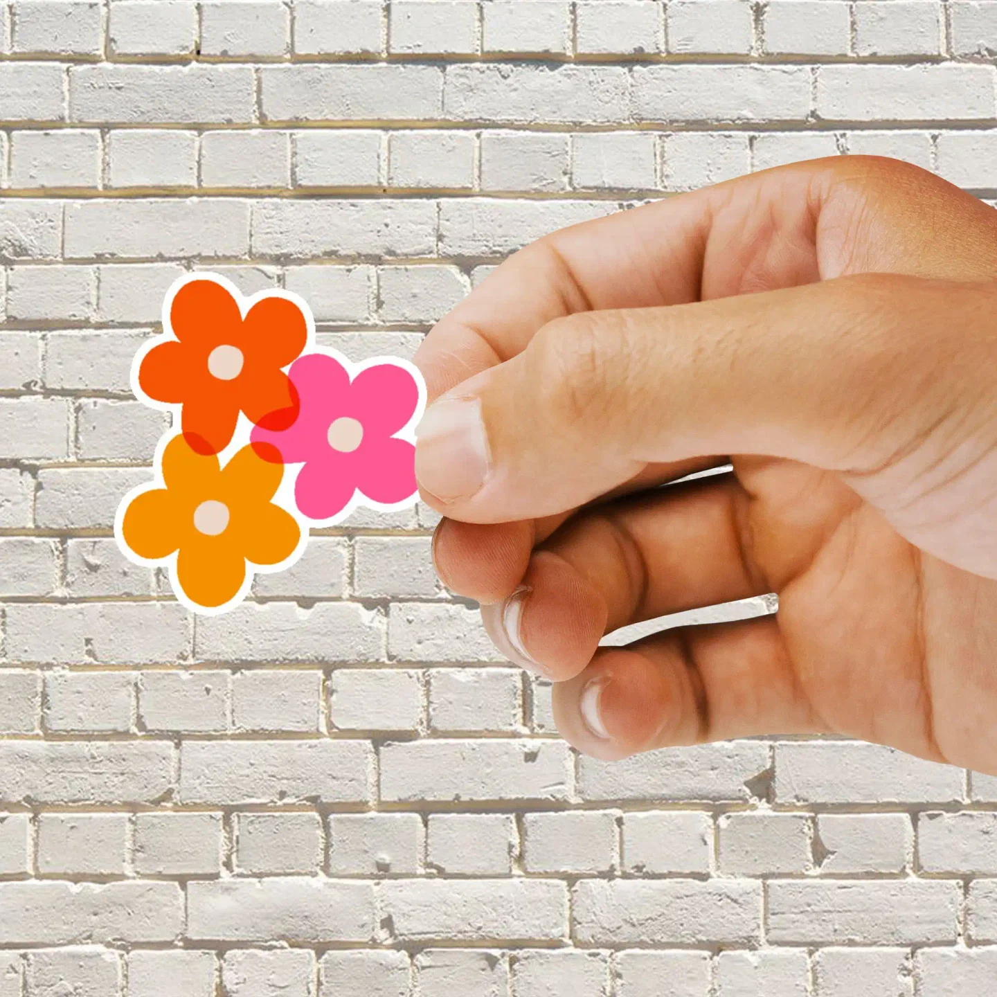 80's Flower Power Sticker