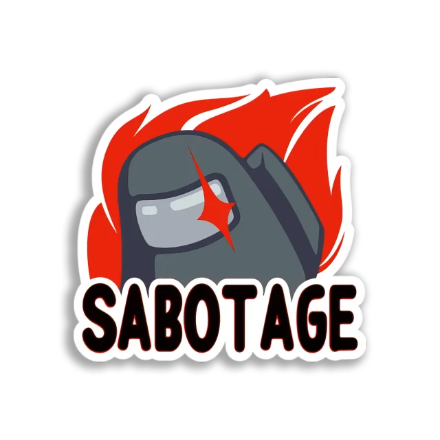Among Us Sabotage Sticker