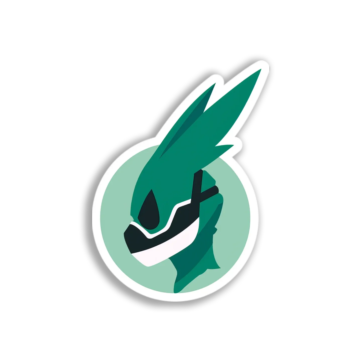 Mirko Hero Icon Sticker