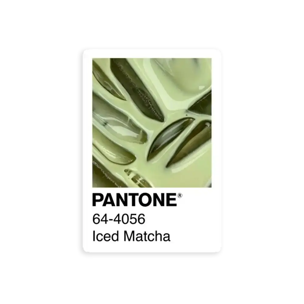 Pantone Matcha Sticker