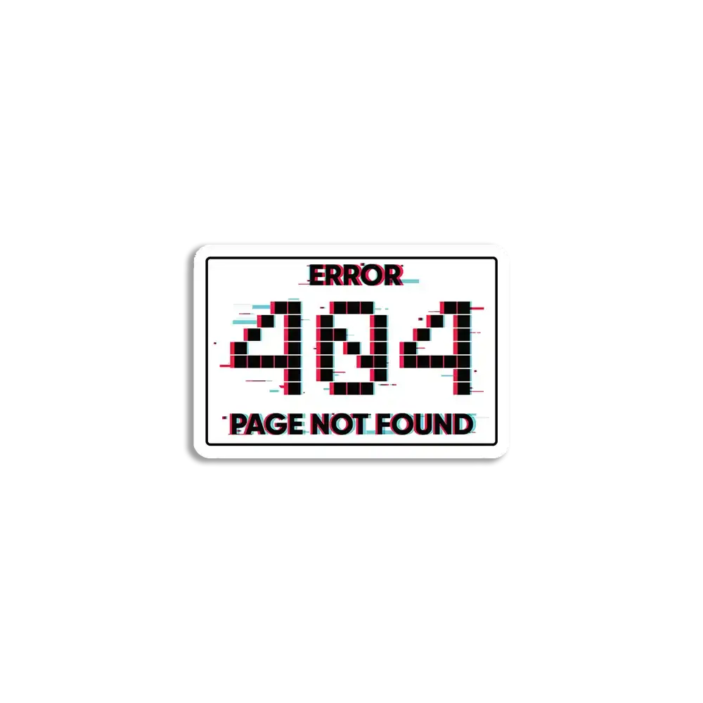 Error 404 Sticker