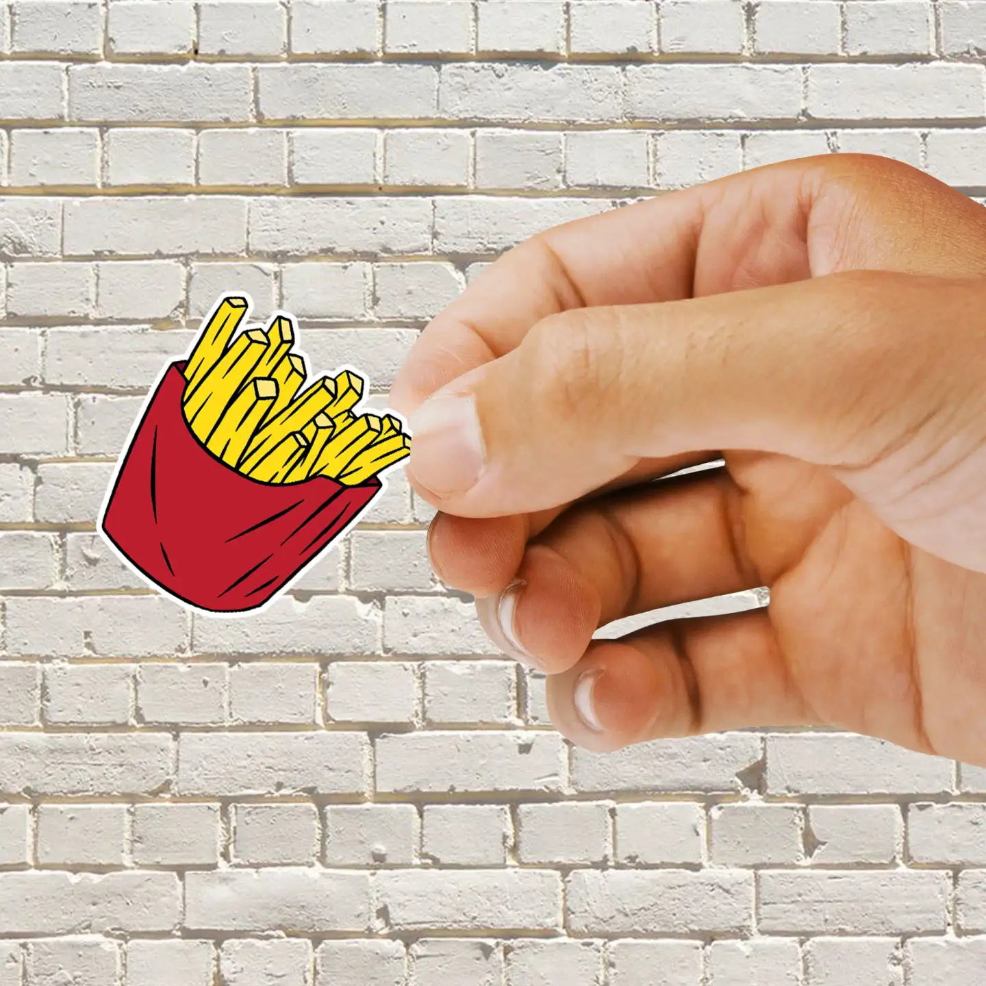 Kawaii Fries Sticker