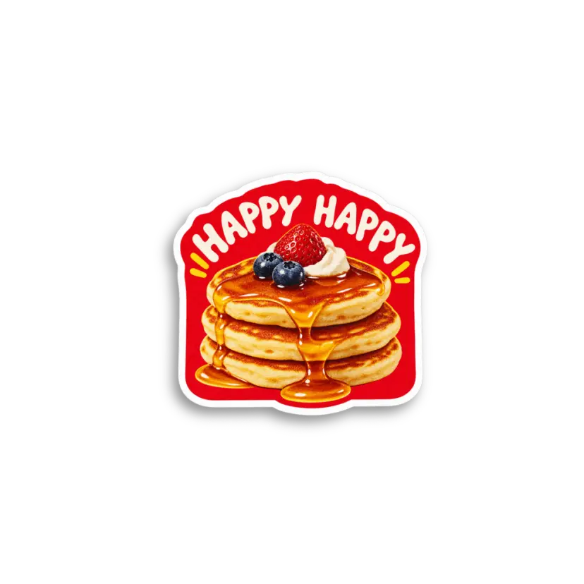 Pancake Breakfast Sticker