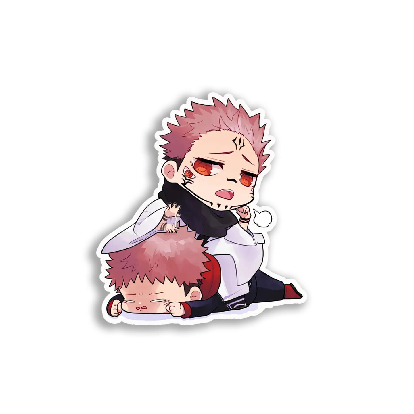 Chifuyu and Mikey Chibi Sticker