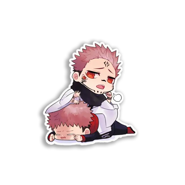 Chifuyu and Mikey Chibi Sticker