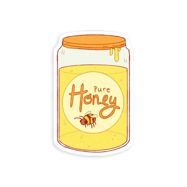 Honey Jar Sticker