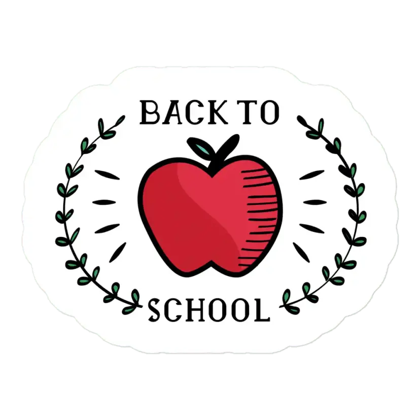 Back to School Sticker