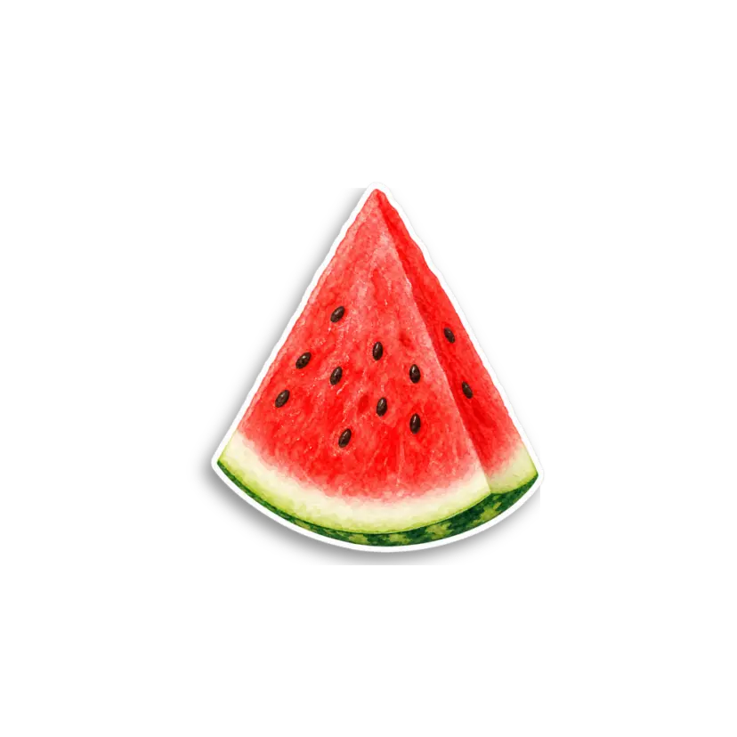 Watermelon Slice Sticker