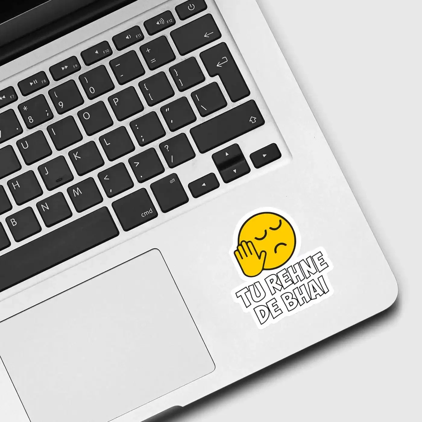 Tu Rehne De Bhai funny Hindi Saying Sticker