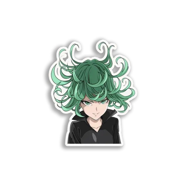 Tatsumaki Anime Portrait Sticker