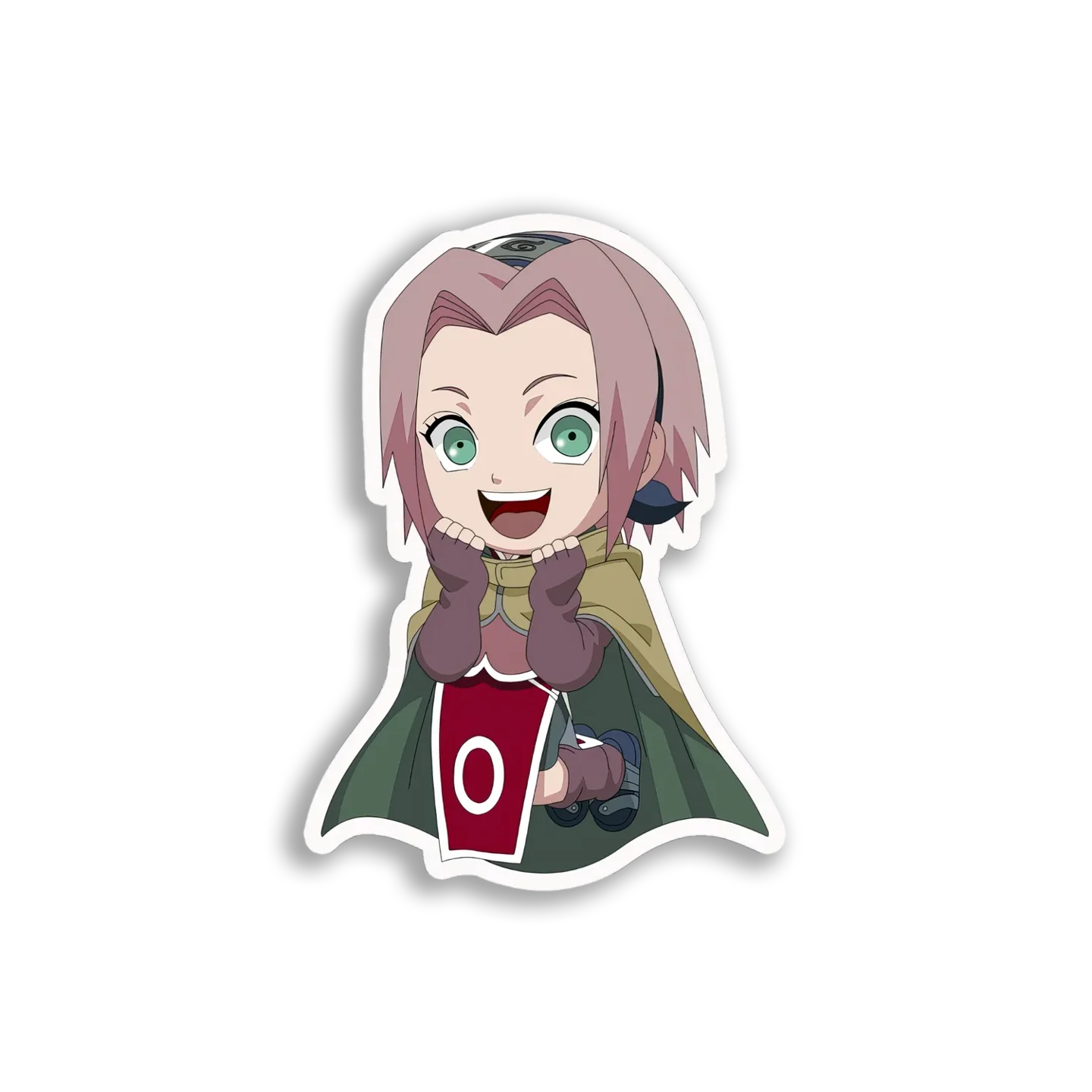 Happy Chibi Sakura Sticker