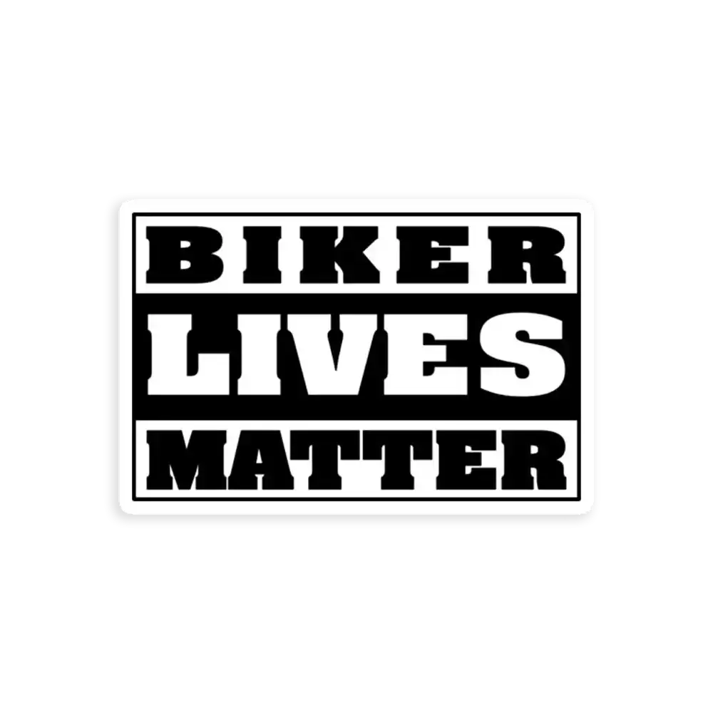 Biker Lives Matter Sticker