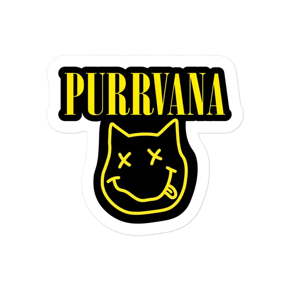 Purrvana Sticker