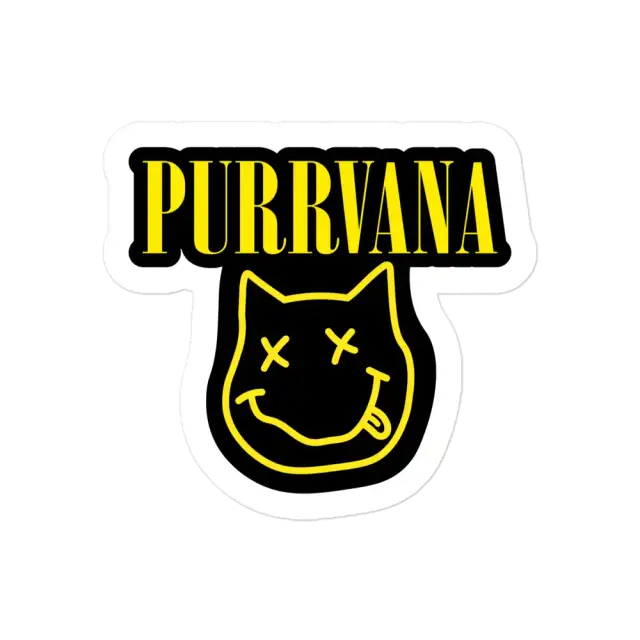 Purrvana Sticker