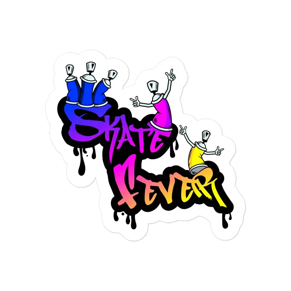 Graffiti Skate Fever Sticker