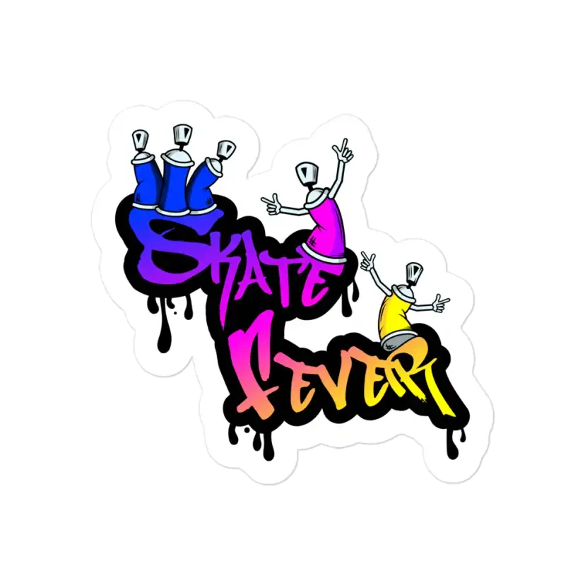 Graffiti Skate Fever Sticker