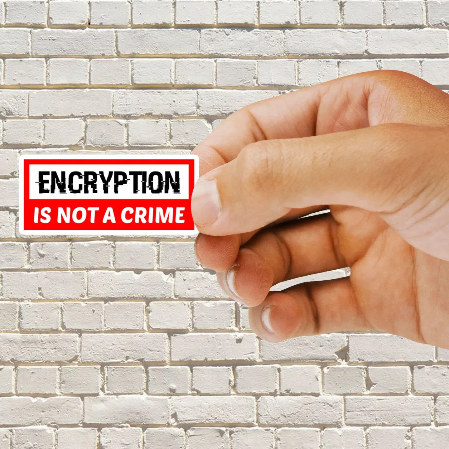 Encryption is not a Crime Sticker