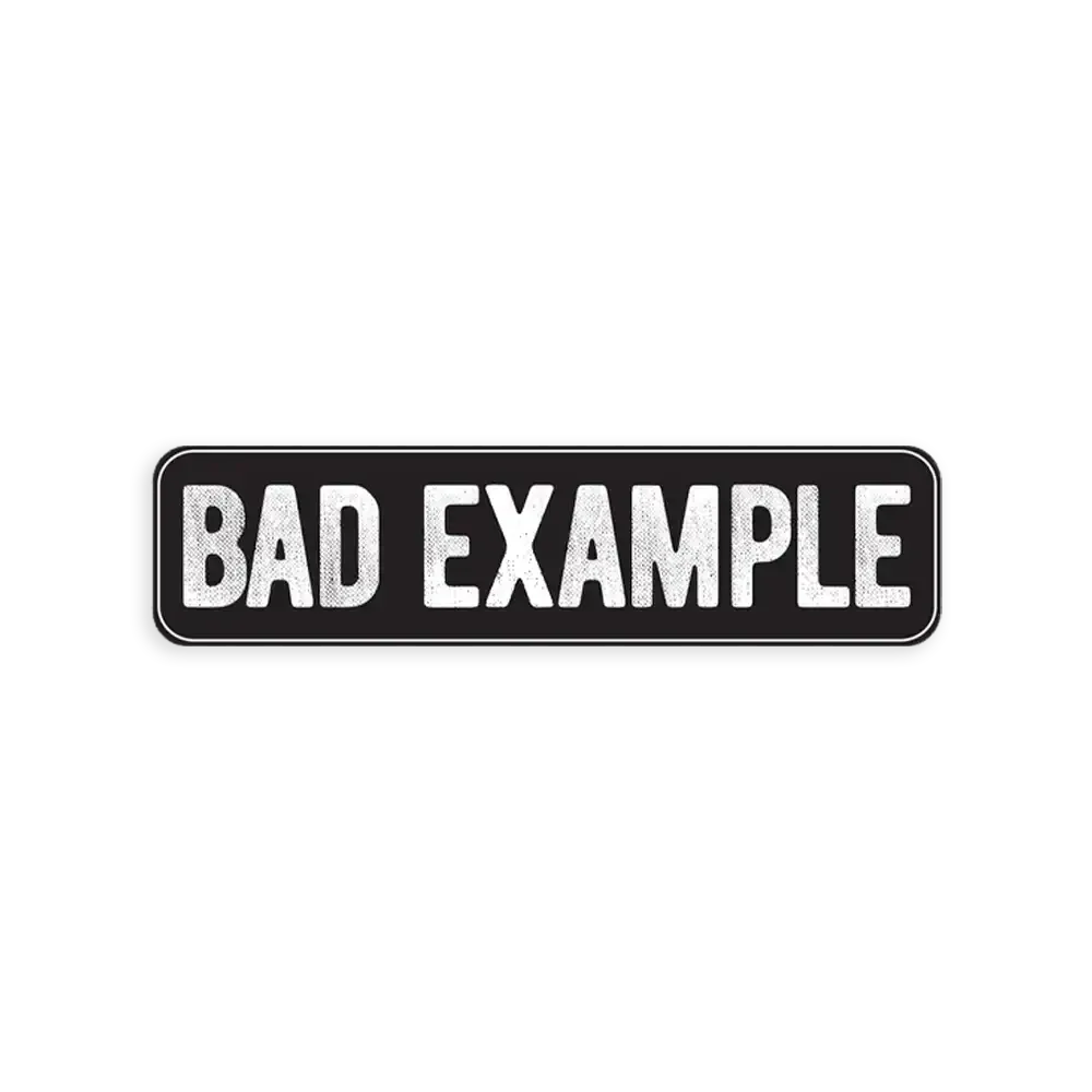 Bed Example Sticker