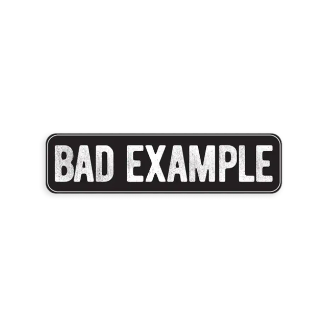 Bed Example Sticker