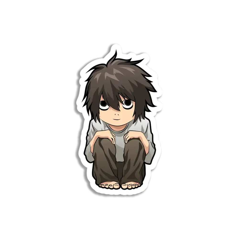 Chibi L Sticker