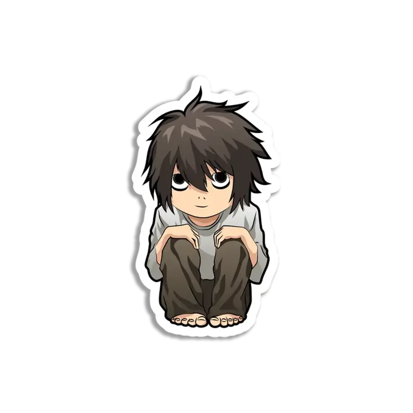 Chibi L Sticker