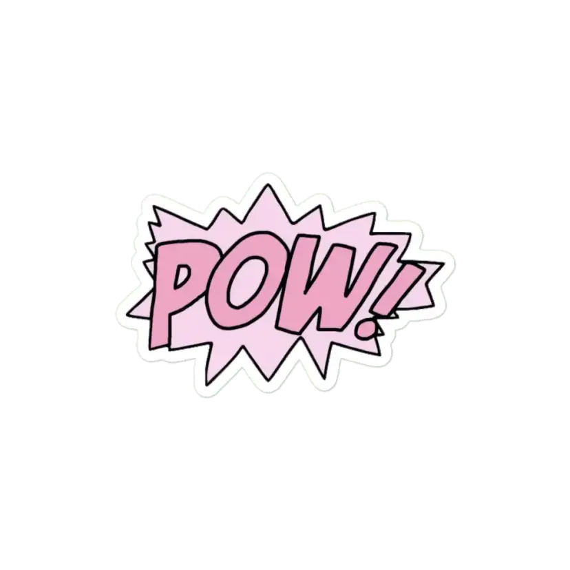 Pow Sticker