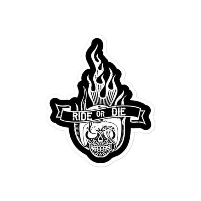 Ride or Die Car Sticker
