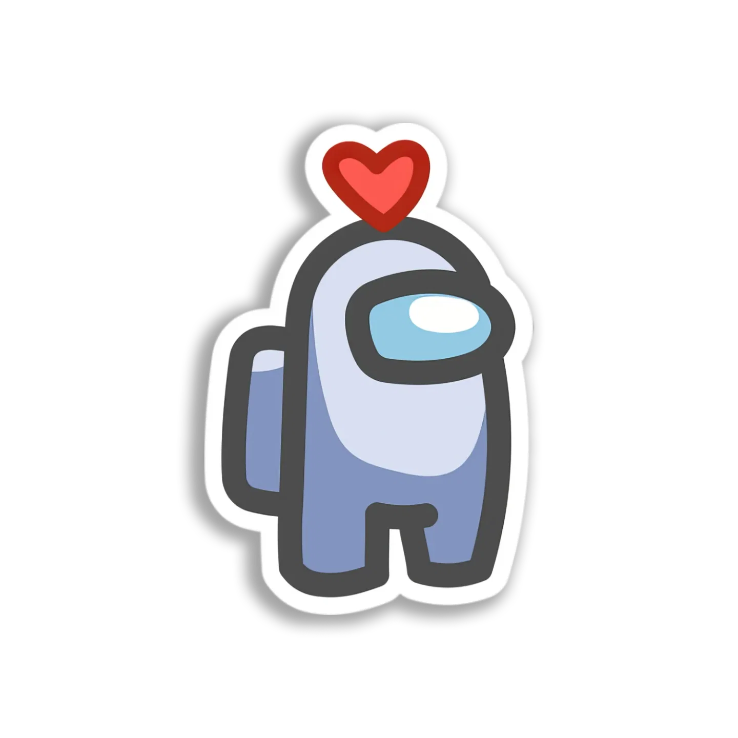 Loving Among Us Crewmate Sticker