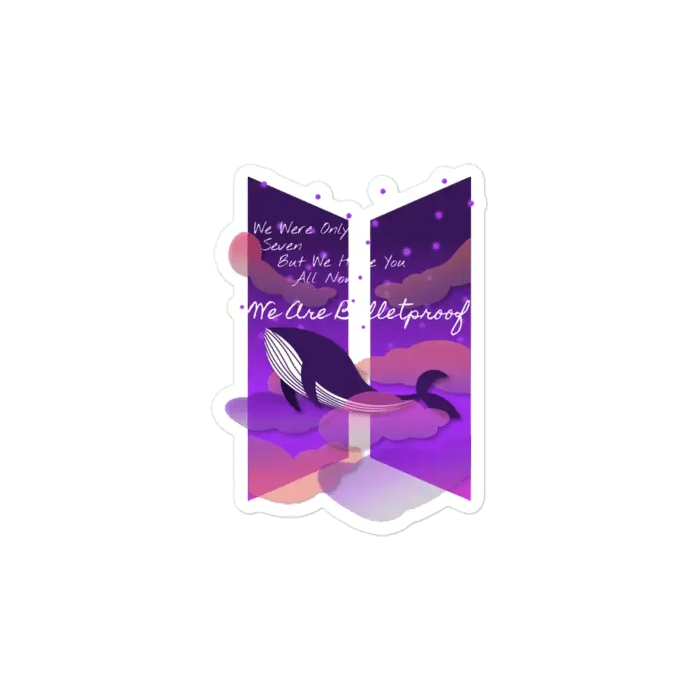 We Are Bulletproof The Eternal Sticker BTS Sticker