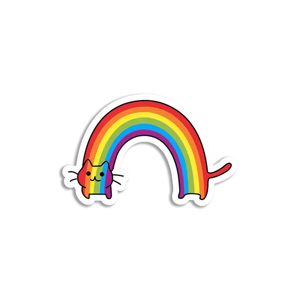 Rainbow Cat Sticker