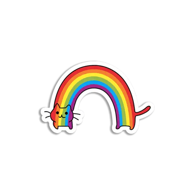 Rainbow Cat Sticker