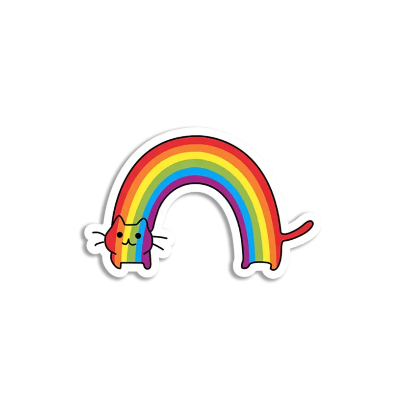 Rainbow Cat Sticker