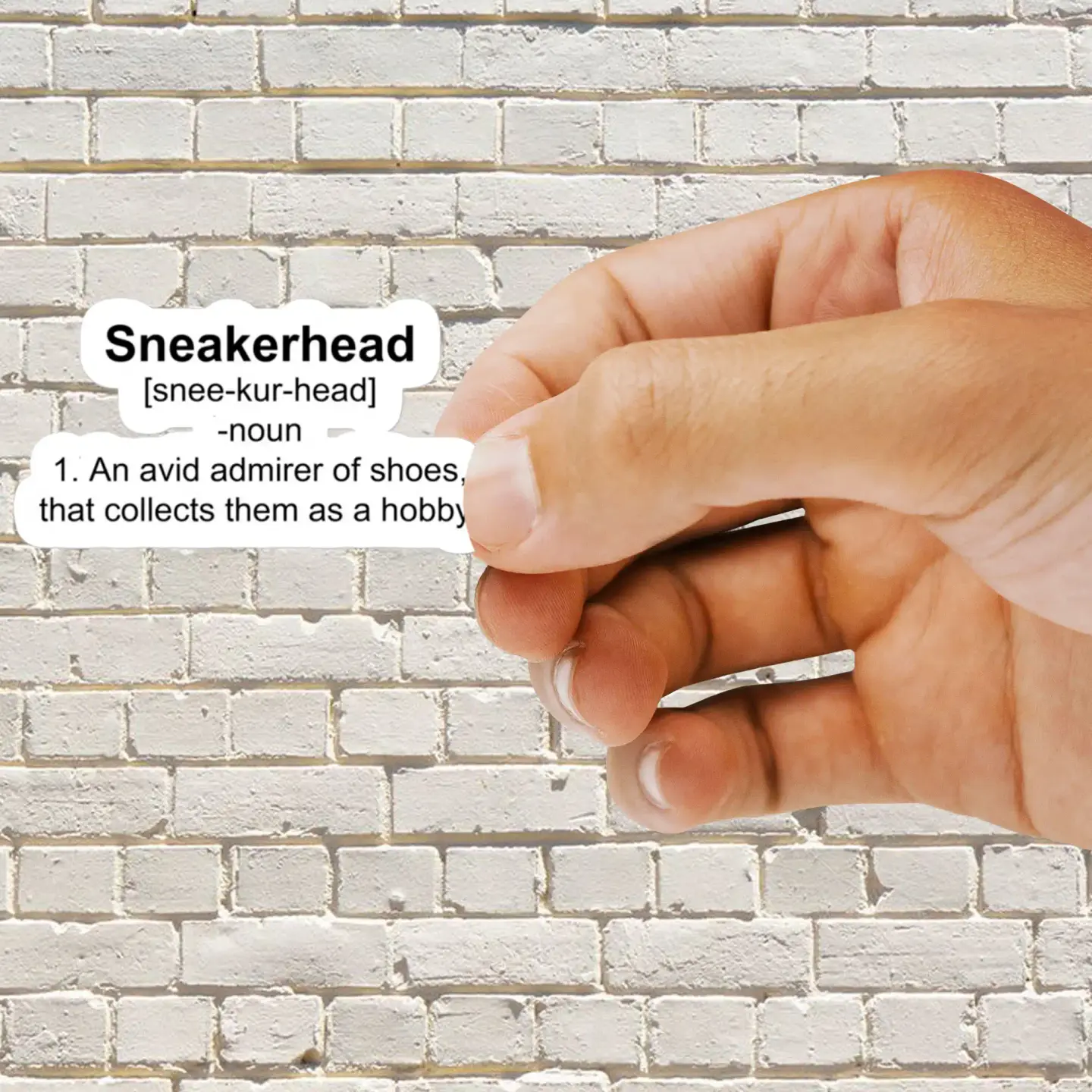 Sneakerhead Definition Sticker