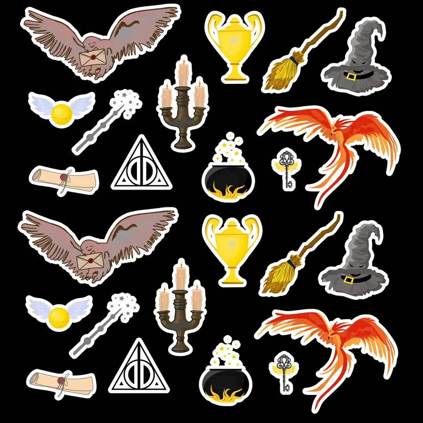 Wizard Witchcraft Stickers