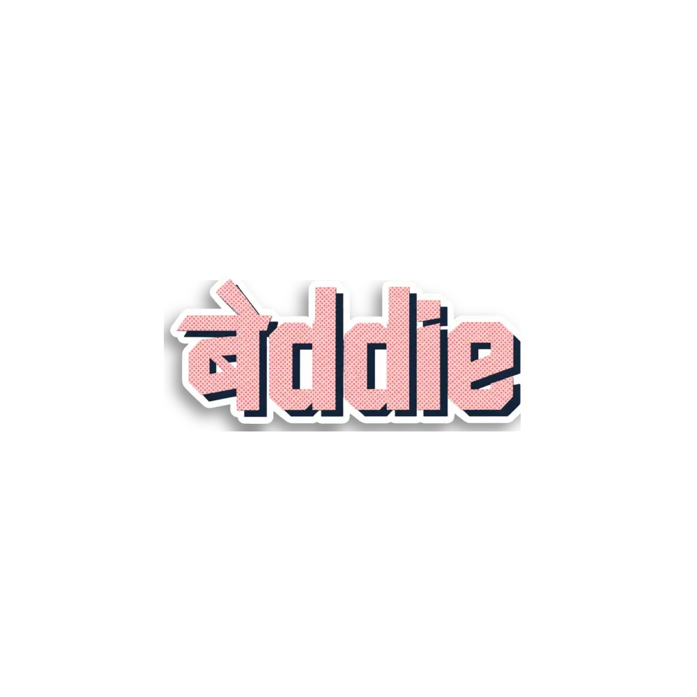 Eddie Wordmark Sticker